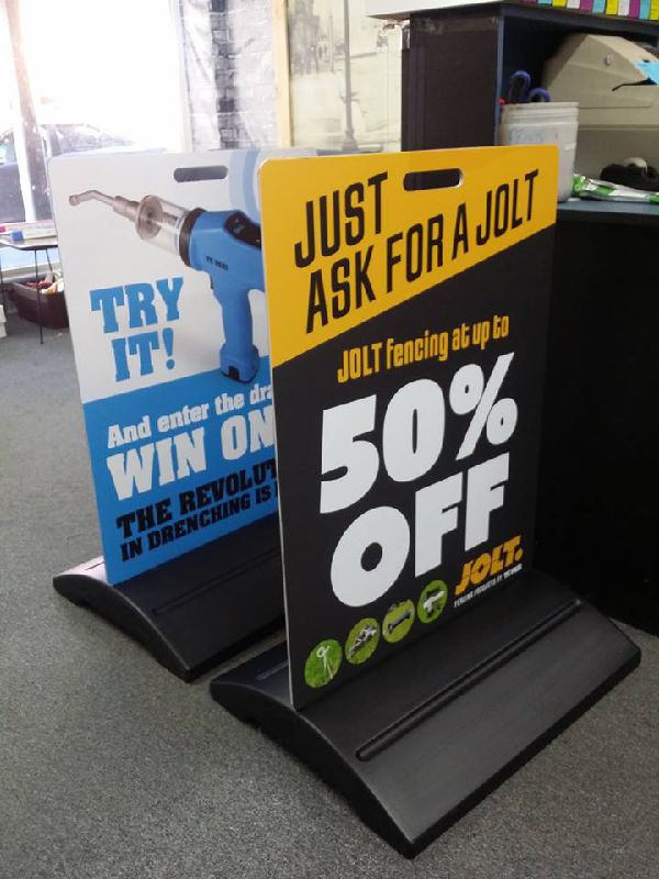 Printed footpath signs - we print to order