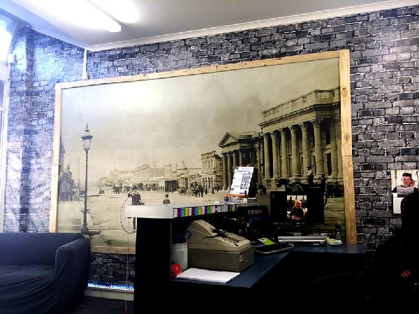 printed Wall paper and large format poster